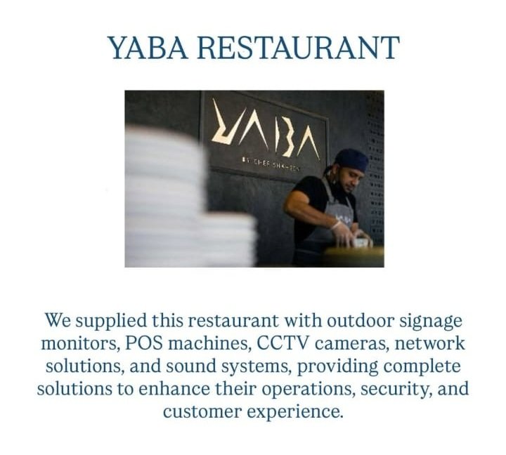 Yaba Restaurant project