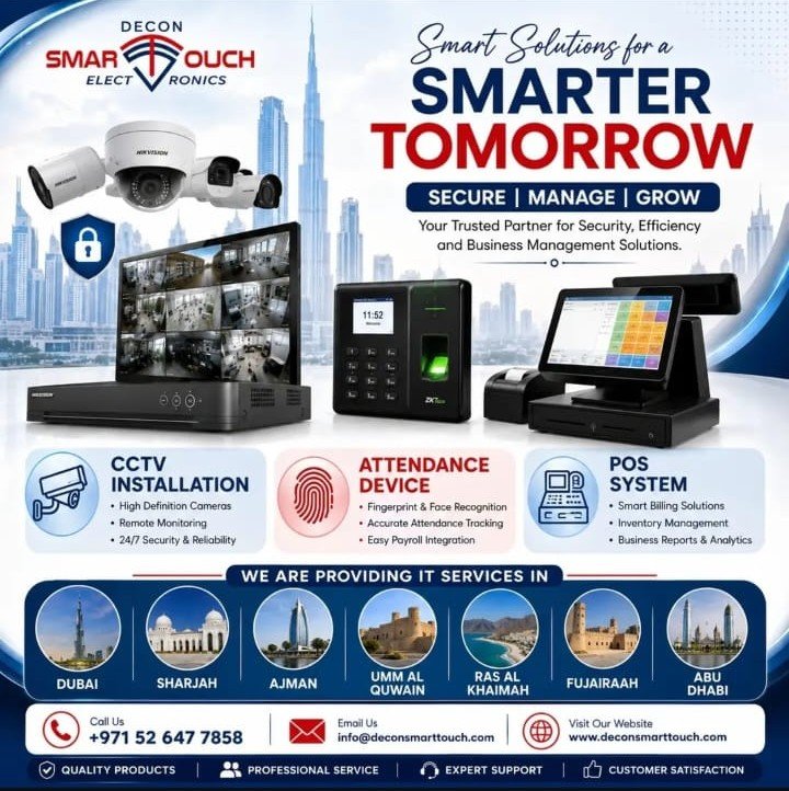 Decon Smart Touch technology solutions